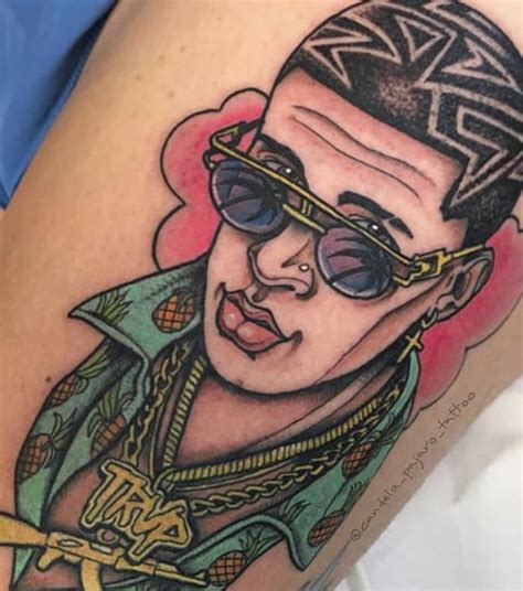 bad bunny tatoos|Bad Bunny’s New Tattoo: See Photos 